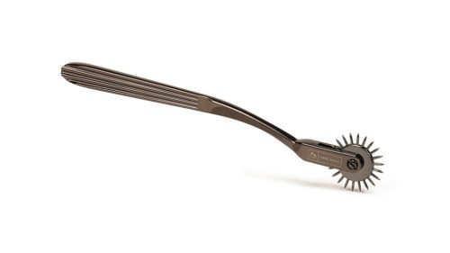One-Row Wartenberg Pinwheel Pewter – fém ingerkerék BDSM játékokhoz