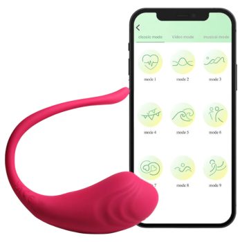   Vibrációs tojás nőknek – modern, viselhető szexjáték kényelmes applikációs vezérléssel