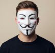 Guy Fawkes maszk – választható színű Anonymous álarc Halloweenre és jelmezes partyra