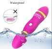 EwToys - 12 fokozat, 14 cm. - Mini rúdvibrátor választható színben - fehér/pink