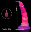 EwToys - Monster Ejakuláló dildo 17 - Műspermával tölthető sárkyánypénisz szörnyecske