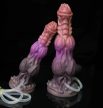 EwToys - Monster Ejakuláló dildo 18 - Műspermával tölthető sárkánypénisz szörnyecske - S/M választható méret