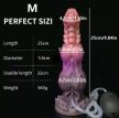EwToys - Monster Ejakuláló dildo 18 - Műspermával tölthető sárkánypénisz szörnyecske - S/M választható méret
