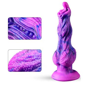   EwToys - BigDog Monster dildo M20 - lila szilikon szörny dildo 