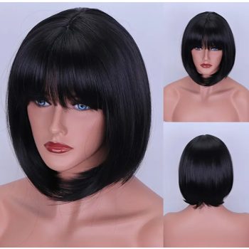 EwToys - Mimi rövid paróka 30 Cm /  fekete