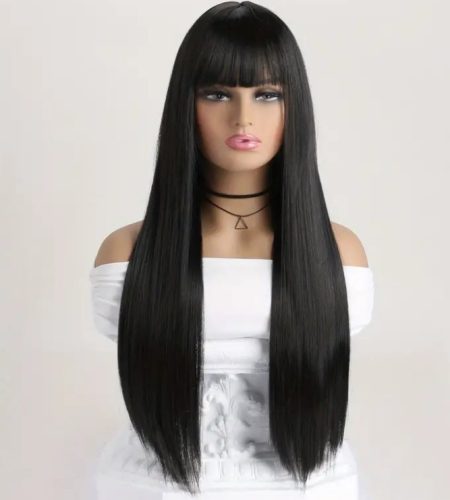 EwToys - Livi hosszú paróka 66 Cm / fekete