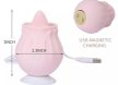 EwToys PetalSonic – Prémium nyelv stimulátoros csiklóizgató vibrátor (USB, vízálló, rózsaszín/piros)
