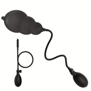  EwToys Five Pearl – pumpás húgycsőtágító és dilátor 5 tagolt véggel (fekete)