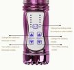 EwToys First Rabbit, Lila- Gyöngyös, lökő, forgófejes csiklóizgatós vibrátor
