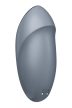 Satisfyer Tap & Climax 1 - 2in1 vibrátor és csiklóizgató (szürke) 