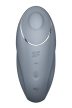 Satisfyer Tap & Climax 1 - 2in1 vibrátor és csiklóizgató (szürke) 