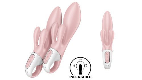 Air Pump Bunny 3 pumpás vibrátor – felfújható nyuszi vibrátor csiklóizgatóval