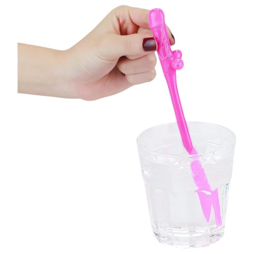 EwToys - 5 darabos, pénisz alakú szívószál csomag– a buli garantáltan feldobódik!