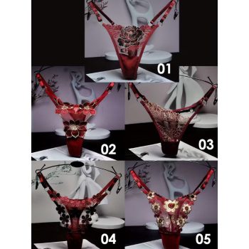 EwToys - Szexi, piros tangák - választható mintával