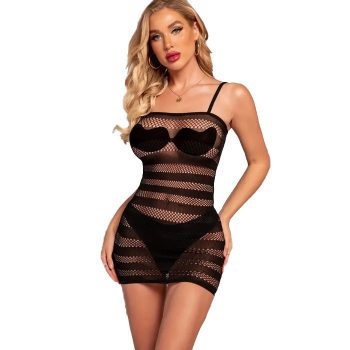 EwToys - Ecstasy queen fekete S/L - Szexi ruha - B41