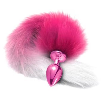 EwToys - Foxi szett - Análdugó S rókafarokkal - pink