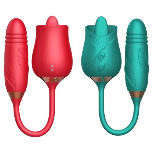 EwToys LushLick 2in1 – Nyelv stimulátoros csiklóizgató és lökő vibrátor