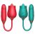 EwToys LushLick 2in1 – Nyelv stimulátoros csiklóizgató és lökő vibrátor