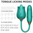 EwToys LushLick 2in1 – Nyelv stimulátoros csiklóizgató és lökő vibrátor