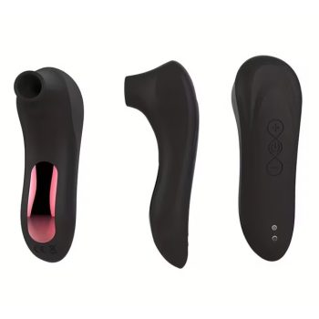   Obsidian Pulse – léghullámos csiklóizgató vibrátor (USB tölthető, fekete)