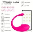 App vezérelhető vibrotojás – okos vibrációs tojás távoli vezérléssel (Pink)