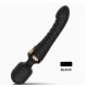 EwToys - Selena - Dupla élvezet Wand - Fekete, szilikon, dildo vibrátor véggel