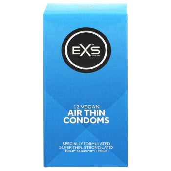   EXS Air Thin latex óvszer 12 db – ultravékony síkosított óvszer 56 mm