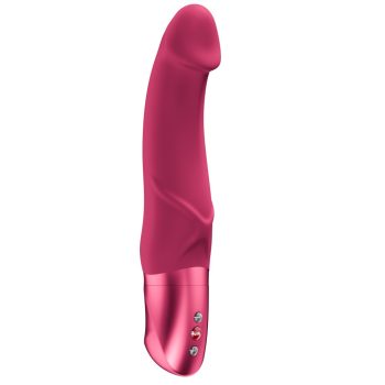   Mr. Boss Raspberry G-pont vibrátor – bordázott szilikon vibrátor 20,2 cm, vízálló - Fun Factory