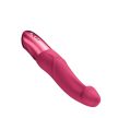 Mr. Boss Raspberry G-pont vibrátor – bordázott szilikon vibrátor 20,2 cm, vízálló - Fun Factory