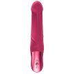 Mr. Boss Raspberry G-pont vibrátor – bordázott szilikon vibrátor 20,2 cm, vízálló - Fun Factory