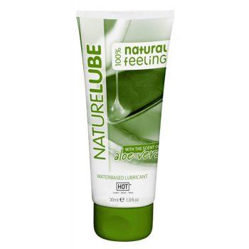   HOT Nature Lube waterbased Aloe Vera - 100% Naturális Aloe Vera síkosító 30 ml