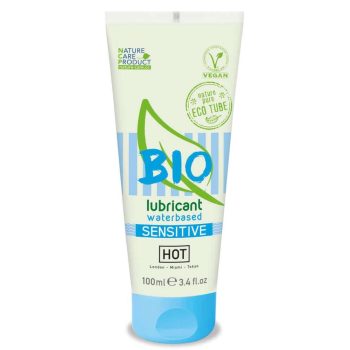   HOT BIO lubricant waterbased Sensitiv 100 ml - vizes alapú síkosító karragénnel és aloe verával