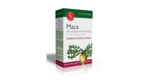 INTERHERB MACA Perui zsázsa kapszula - Kúra szerű használatra is 30 DB 