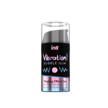   INTT - VIBRATION BUBBLE GUM AIRLESS BOTTLE 15ML - folyékony vibrációs gél