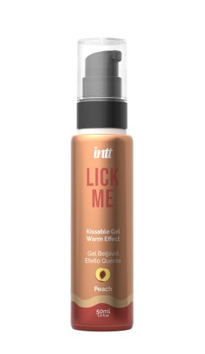 LICK ME PEACH - Melegítős, csókálló, barack ízű gél