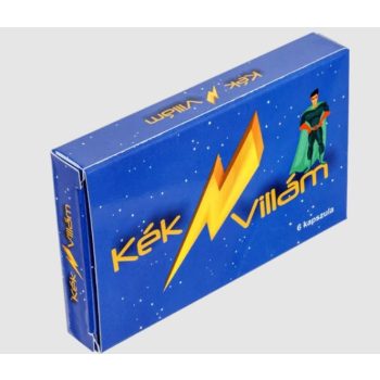   Kék Villám férfi potencianövelő kapszula 6 db – gyógynövényes étrend-kiegészítő tudatos választáshoz