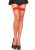 Fence Net Thigh Highs - RED - O/S - HOSIERY