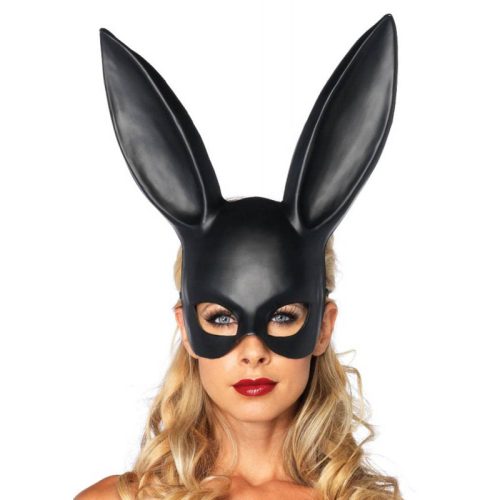 Leg Avenue - Masquerade Rabbit Mask Black - Fekete, szexi, nyuszis maszk