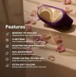 LELO SONA Cruise 2 Purple – prémium léghullámos csiklóizgató Cruise Control technológiával
