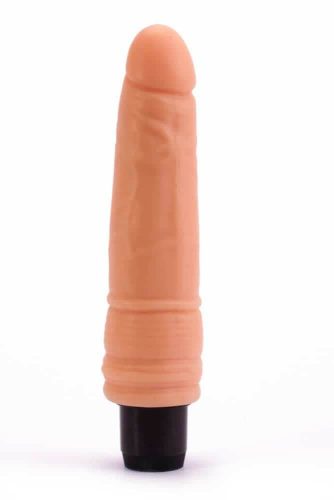 7.5" Xtreme Feel Cyberskin Vibrator – realisztikus TPR vibrátor 20 cm, állítható rezgéserősséggel