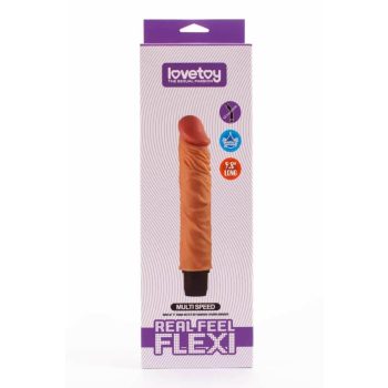   9.8'' Real Feel Flexi Multi Speed Vibrator – realisztikus vibrátor állítható rezgéserősséggel, 23,5 cm