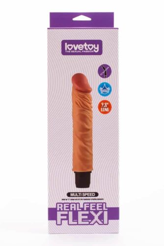 9.8'' Real Feel Flexi Multi Speed Vibrator – realisztikus vibrátor állítható rezgéserősséggel, 23,5 cm