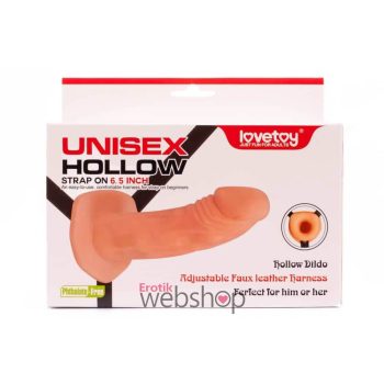   Lovetoy Unisex Hollow Strap On- Üreges, felcsatolható dildó