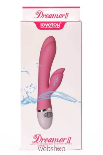 Lovetoy Dreamer II Vibrator Pink- 2 motoros, csiklóizgatós, G-pontos vibrátor