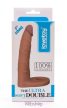 Lovetoy 7" The Ultra Soft Double  3- Felcstolható, testszínű dildó