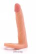 Lovetoy 7" The Ultra Soft Double  3- Felcstolható, testszínű dildó
