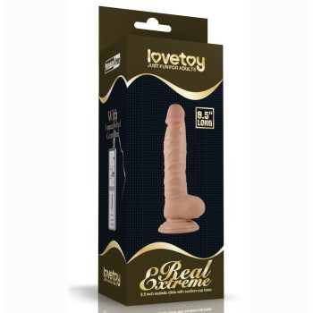   Lovetoy - 8.5" Real Extreme Dildo 1 - herés, letapasztható dildó 