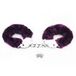 Lovetoy - Fetish Pleasure Fluffy Hand Cuffs Purple - Lila, plüss bilincs