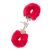 Lovetoy Metal Handcuff With Plush Red - Piros plüssel fedett bilincs