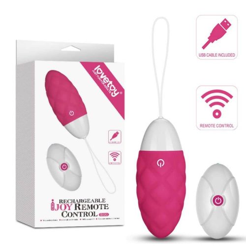 IJOY Wireless Remote Control Rechargeable Egg Pink 2 - 10 funkciös, rózsaszín, távirányítós, vibráciös tojás